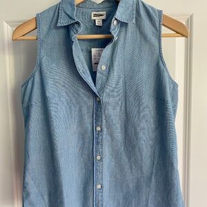 J.Crew Factory chambray tank